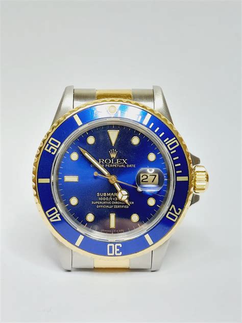 rolex sub acciaio e oro|rolex submersible ceramica.